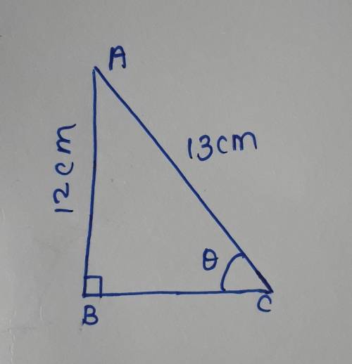 The hypothenus of a right angle triangle is 13cm. if one other side of the triangle is 1cm shorter t