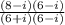 \frac{(8-i)(6-i)}{(6+i)(6-i)}