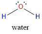 Draw the Lewis structure for H2O. How many lone pairs of electrons are there in the central atom?