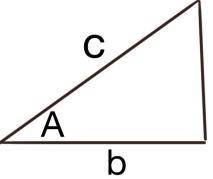 What is the formula for the area of a triangle?

a. a^2 + b^2 = c^2b. A= 1/2acosBc. A= 1/2bcsinAd. a