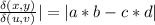 \frac{\delta  (x,y)}{\delta (u, v)} | = | a *  b  - c* d |