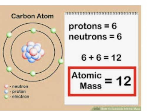 okay so explain how exactly to get the atomic mass of an element on the periodic table please