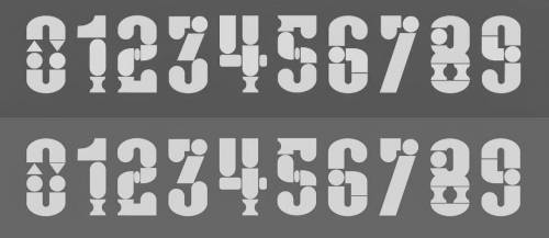Which Renaissance typography type has mathematically perfect sized letters?