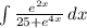 \int\limits  {\frac{e^{2x}}{ 25 + e^{4x}}} \, dx