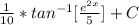 \frac{1}{10} * tan^{-1}[\frac{e^{2x}}{5} ] +  C
