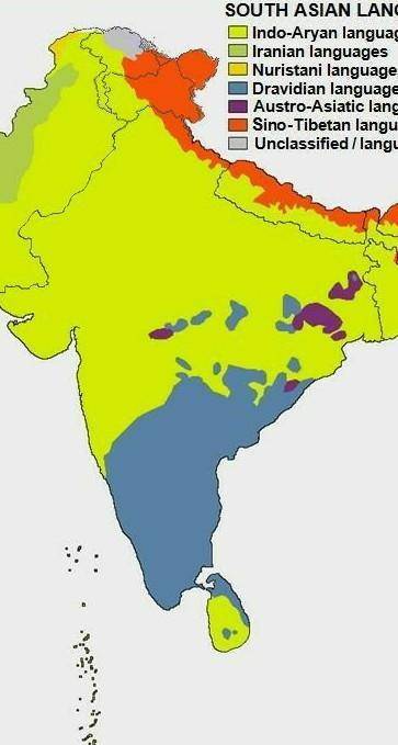 How does the physical geography of South Asia impact the population
