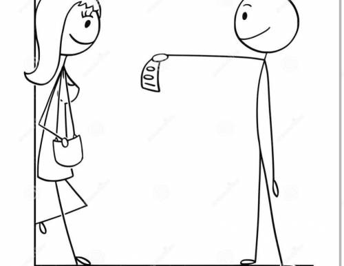 Can anyone draw a person helping to give another person an idea.