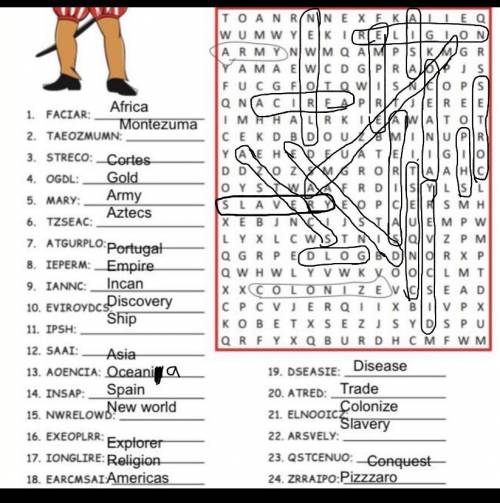 Please help me! I need to put all the words I scrambled and circle them into the grid/word search! (