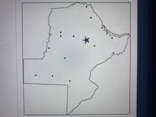 Which Texas city is represented by the star on the map? A) Austin B) El Paso Eliminate C) Fort Worth