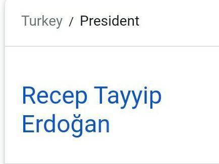 Who is the head of government in Turkey?

1.Monarch
2.Chancellor
3. Prime Minister
4.President
ASAP