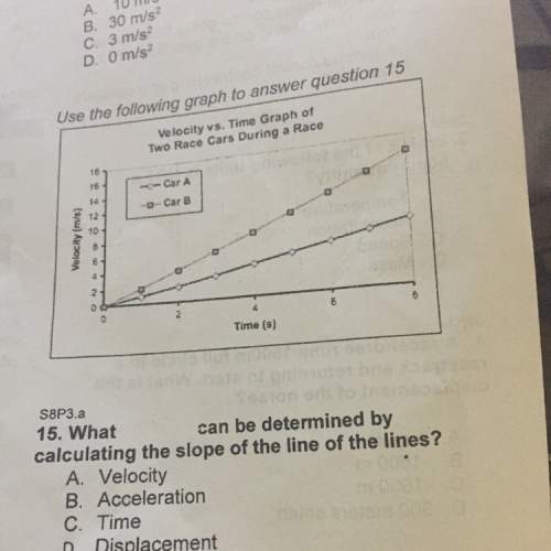 A. velocity  b. acceleration  c. time d. displacement