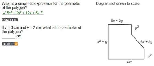 This has to do with the last question.if x = 3 cm and y = 2 cm, what is the perimeter of