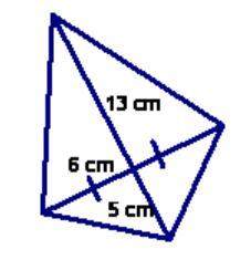 Find the area of the kite. a. 54 cm^2 b. 72 cm^2 c. 108 cm