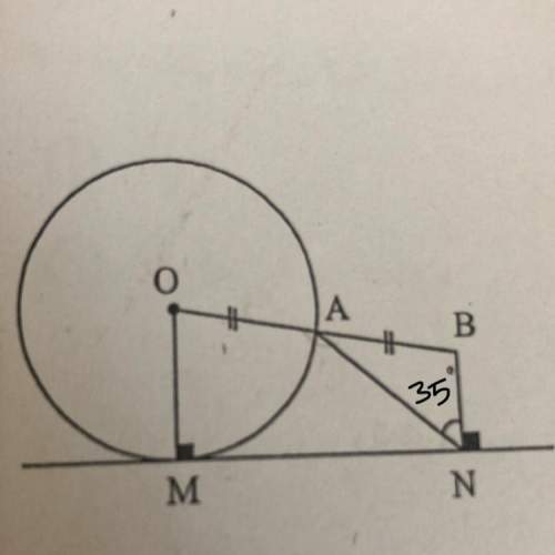 in the diagram below oa=ab and