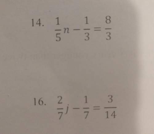 We've been doing 2 step equations, but i've gotten stuck on the fraction parts. ?