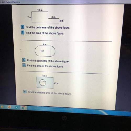 Figure 1:  1. find the perimeter of the above figure 2.find the area of the above