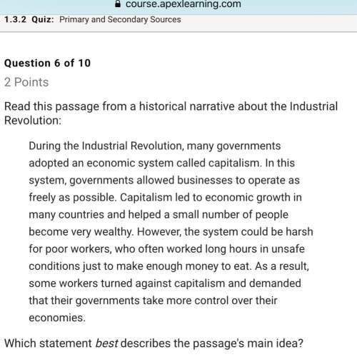 Read the passage from a historical narrative about the industrial revolution which statement best de