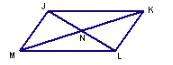 Given jkn = lmn and lkn and jmn. prove: jklm is a parallelogram.
