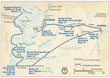 What was the strategic significance of the siege of vicksburg?