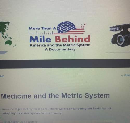 The author believes we are “endangering our health by not using the metric system”. do you agree or