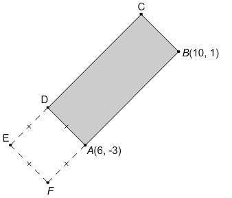 Asquare is constructed on side of quadrilateral abcd such that lies on , as shown in the figure.
