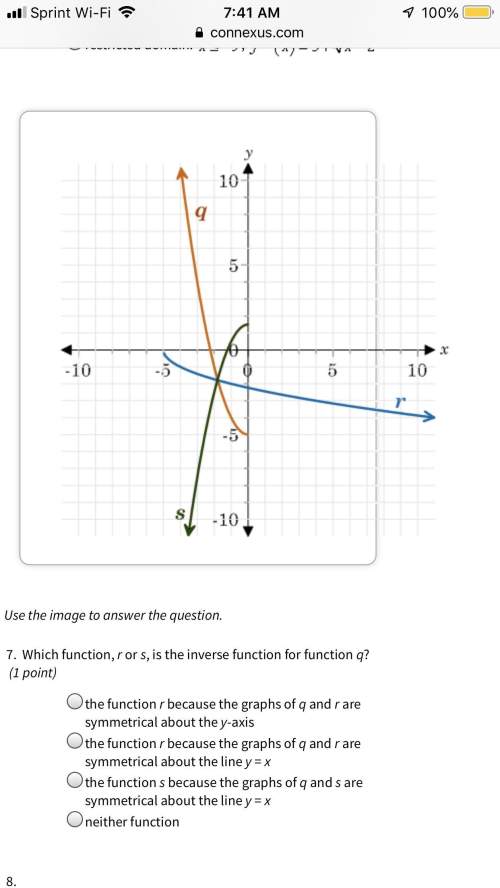 Which function r or s is the inverse function for function qand could you also on my second p