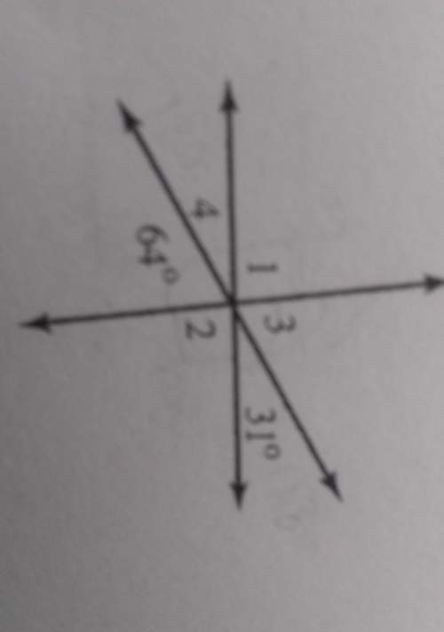 8. find the measure of each numbered angle in the figure.