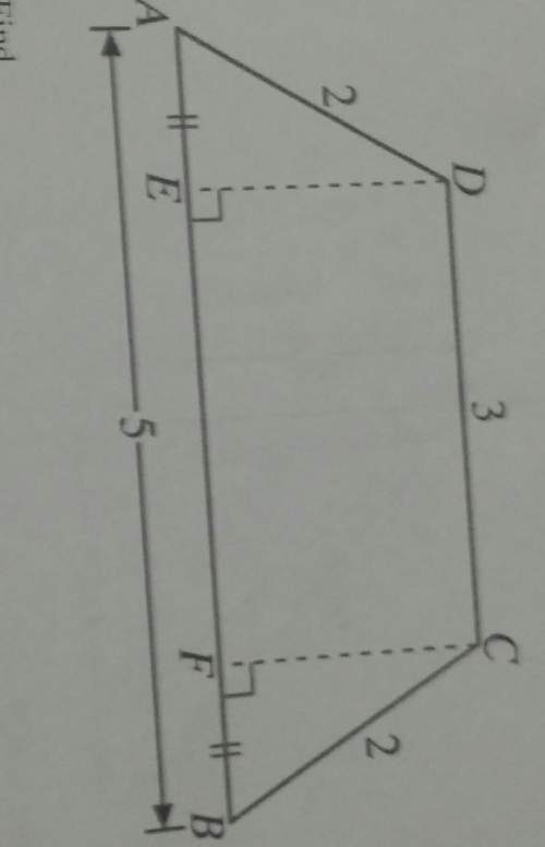 Ineed as fast as possible. the diagram shows a trapezoidal flowerbed abcd in which ab is parallel t