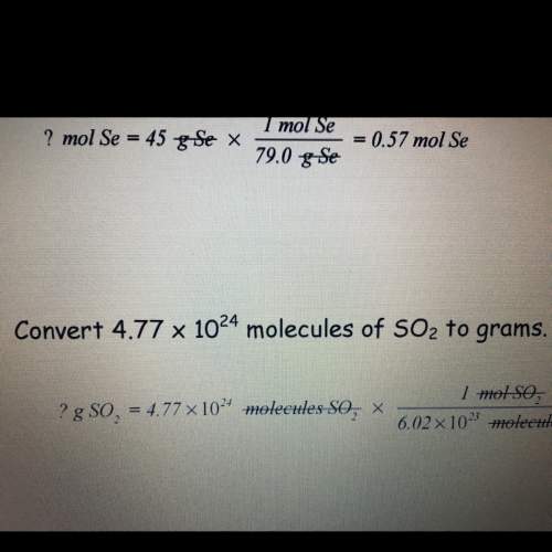 Convert 4.77x10^24 molecules of so2 to grams it solves it but i don't think that the rig