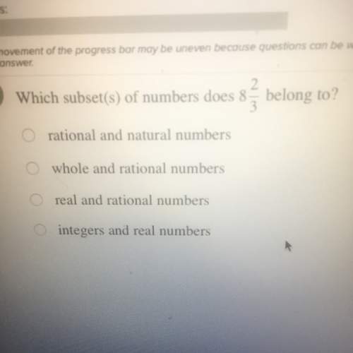 Which set of numbers does 8 2/3 belong to
