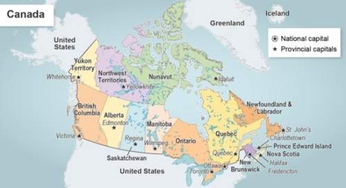 Read the map of canada. which type of map is this?  a - dot density b - poli