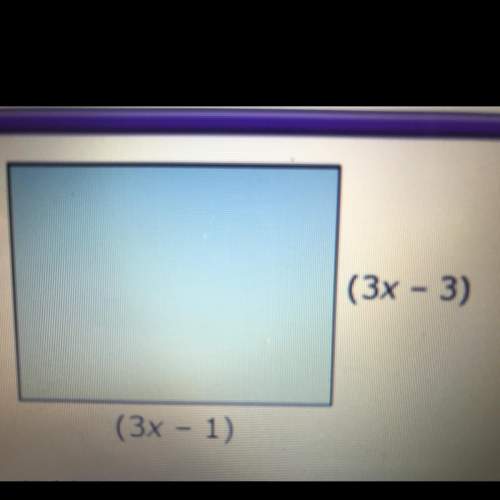 Which expression represents the perimeter of the rectangle above?  a. 6x+2 b. 12x