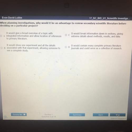 What is the correct answer to this biology multiple choice question? (difficult)