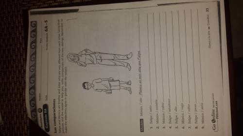 Can you me with this spanish page can you just tell me the answers