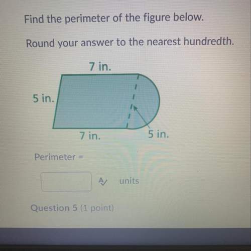Find the perimeter round to the nearest hundredth