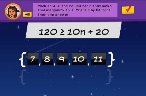 Click on all the values for n that make this inequality true. there may be more than one answer.