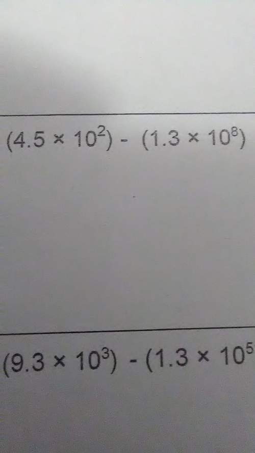 How do you work this problem out and show it in scientific notation