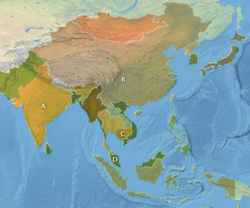 Study the map below. in which region did both hinduism and buddhism begin.