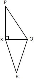 In the figure below, triangle qrs is isosceles, with qr sr. note: picture not dra