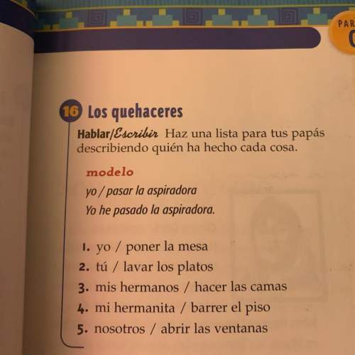 Hi, can someone me with spanish homework?