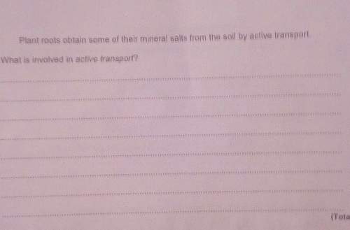 Answer this simple question above on active transport