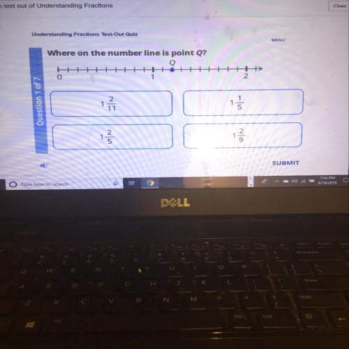 Where on the number line is point q
