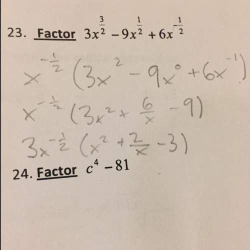 Can you factor this any further? (ignore c^4-81, i just need to know if i did this right)