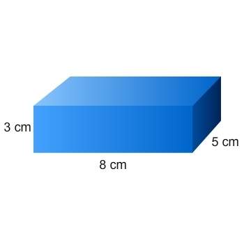 What is the surface area of this rectangular prism?  a. 78 cm2  b. 120 cm2 &lt;