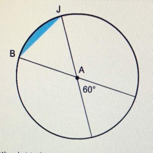To the nearest tenth, what is the area of the shaded segment when ja=8ft ? ?  a. 27.7 ft