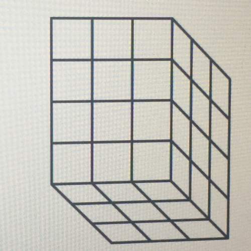 Each cube in this figure s a 1/2 centimeter cube. how many cubes are in the prism? [type your answe