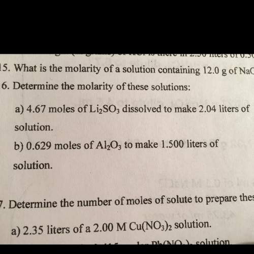 Determine the molarity of 4.67 moles of li2so3 dissolved to make 2.04 liters of solution