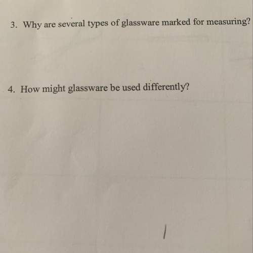 Why are several types of glassware marked for measuring ?  how might glassware be used