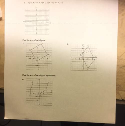 Finding areas of figures on the coordinate plane  i need