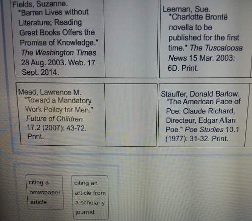Match a citation source to each citation. note: sorry for the poor quality